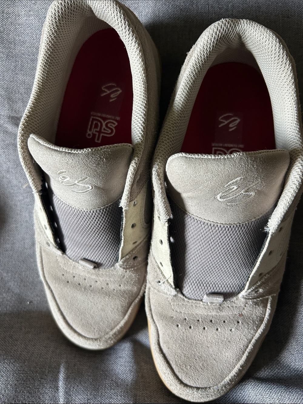 Es Tan Suede Casual Men's Skate Shoes Size  9 No Laces